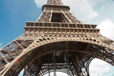Fototapeta Paryż - Eiffel Tower in Paris France