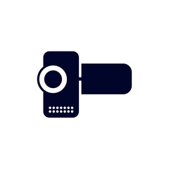 Camera handicam icon logo vector template, Creative Movie logo concept, Icon symbol, Illustration