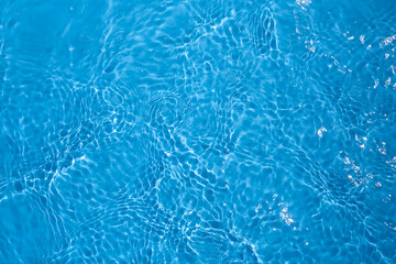 Wall Mural - Water Surface Top View,Water in swimming pool rippled water detail background