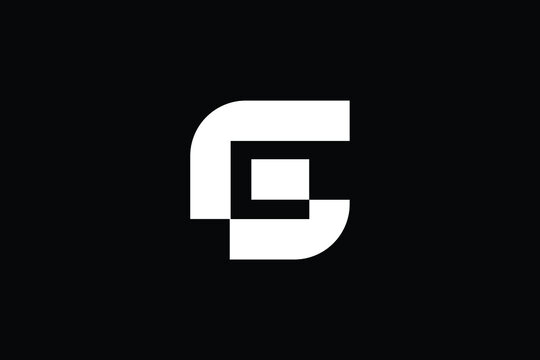 G logo letter design on luxury background. G logo monogram initials letter concept. GC icon logo design. CG elegant and Professional letter icon design on black background. G C CG GC