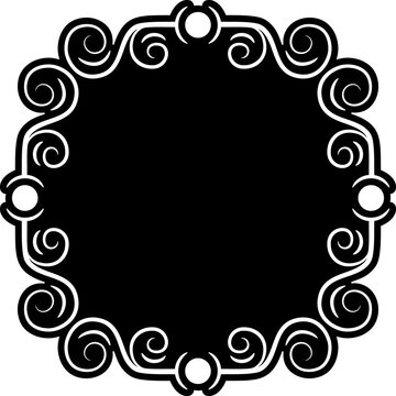Ornamental decorative frame. Vector illustration. 