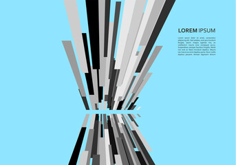 Poster - Adstract straight lines on vector background
