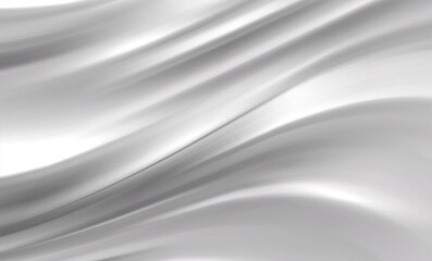 Poster - Smooth elegant white silk texture abstract background. Luxurious background design