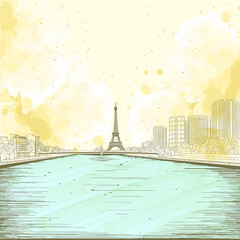 Wall Mural - Eiffel Towers