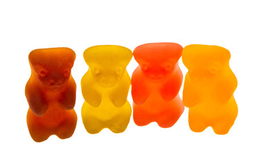 Canvas Print - gummy bears isolated