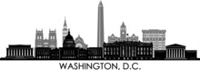 WASHINGTON D.C. SKYLINE City Silhouette
