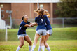 © B. Alyssa Trofort/Creative Flame - Teen girls celebrating after successful game victory
