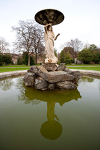 Close Up Of Fountain In Iveagh Gardens Dublin