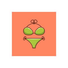 Sticker - bikini