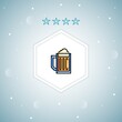 © Nurlan - beer   vector icon moderns