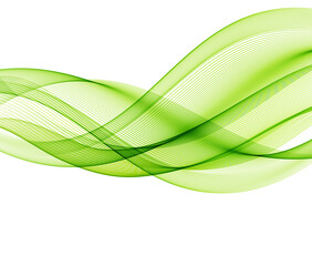 Aufkleber - Abstract color wave design element