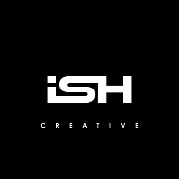 ISH Letter Initial Logo Design Template Vector Illustration	
