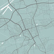 © Kostiantyn - Vector map of Gelsenkirchen, Germany, State of Germany. Street map art poster illustration.