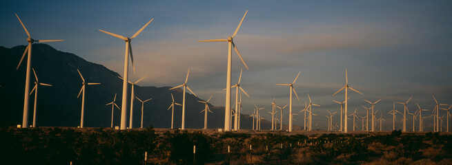 Power generating windmills in remote area