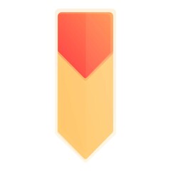 Poster - Bookmark for the magazine icon. Cartoon of bookmark for the magazine vector icon for web design isolated on white background