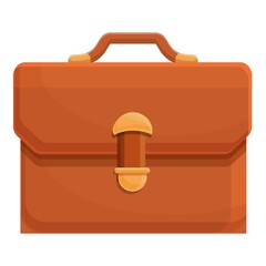 Poster - Design briefcase icon. Cartoon of design briefcase vector icon for web design isolated on white background