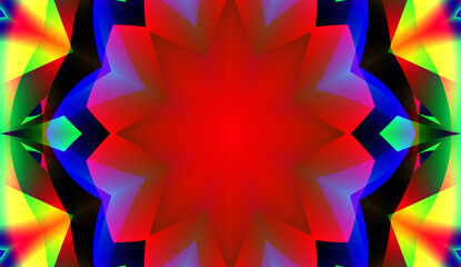 Poster - Mixed abstract backgrounds of all colors and shapes usable for graphics work for websites for computer monitors for smartphones and tablets.