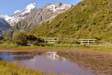 Red Tarns In Mount Cook National Park