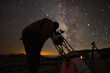 © Brian Fulda/Stocksy - Amateur Astronomer Observing the Stars with a Telescope