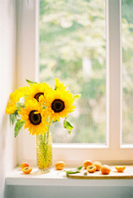 Sunflowers And Apricots