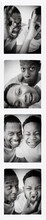 Father And Son Smiling In Photo Booth Picture