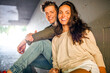 © Adam Hester/Blend Images - Caucasian couple smiling in tunnel
