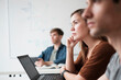 © JGI/Tom Grill/Blend Images - Student listening in college classroom