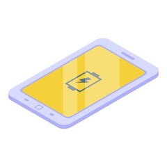 Poster - Tablet repair icon. Isometric of tablet repair vector icon for web design isolated on white background