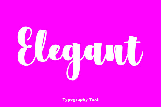 Elegant Bold Typography Phrase On Pink Background 