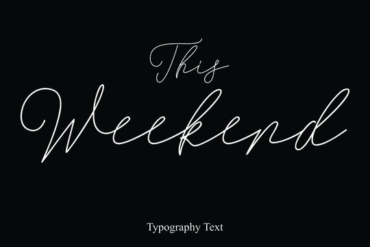 Handwritten Cursive Calligraphy Typescript