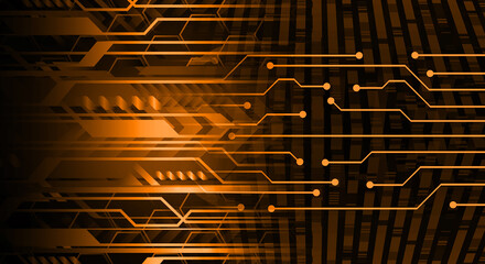 cyber circuit future technology concept background