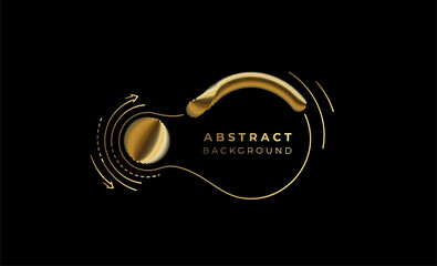 Wall Mural - Abstract Gold pattern design and background. Use for modern design, cover, poster, template, brochure, decorated, flyer, banner.