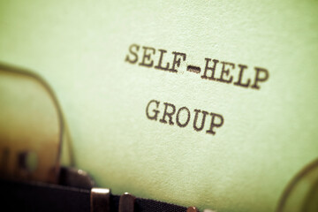 Poster - Self-help group phrase