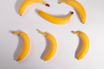 Wall Mural - a group of yellow bananas