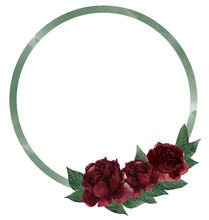 Frame With Roses