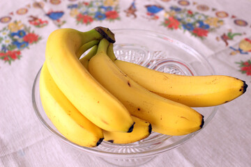 Wall Mural - A bunch of bananas on a table
