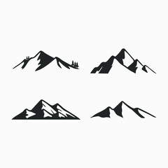 Poster - mountain vector  logo  and illustration