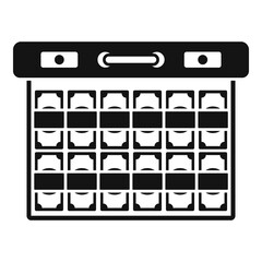 Poster - bribery money case icon. simple illustration of bribery money case vector icon for web design isolat