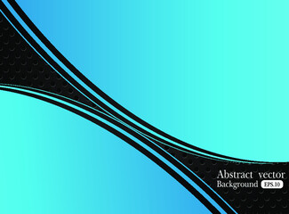 blue and black abstract metallic frame layout design tech innovation concept background. Vector graphic.