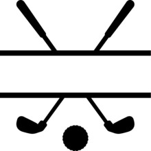 Vector Illustration Of The Golf Monogram