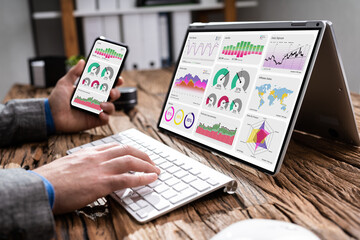 Poster - Mobile KPI Analytics Dashboard
