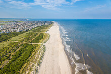 Aerial Photo Of Beach Town At Atlantic Coast Of America