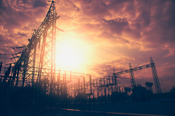 Wall Mural - main power plant energy ideas and energy saving