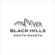 Black hills south dakota mountain ranges