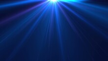 Blue Stage Light Beams Video Animation
