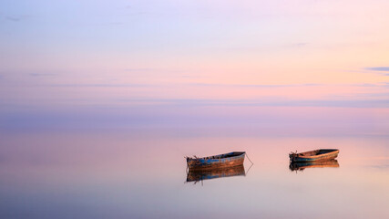 Tagesanbruch im Wattenmeer 