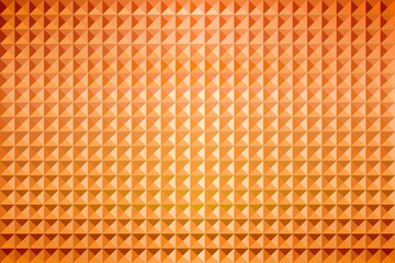 Abstract Orange Geometric Shapes Background - Illustration, 
Three dimensional mosaic vector