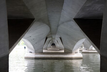 Abstract View Under The Esplanade Bridge