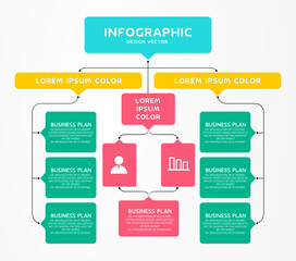 Wall Mural - diagram Business and Education   vector illustration