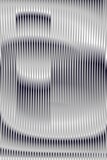 Fototapeta Do przedpokoju - Abstract linear texture deformation with calm lines and curved surface in grey halftones. Monochrome background saver for interior decor, mobile apps, business card, page, image of blog, poster.